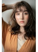 くすみベージュ大人ハイライト小顔エアリーロングv越谷20代30代