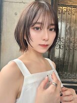 イメチェン前髪小顔ボブ_銀座