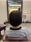 ぱつっとボブ