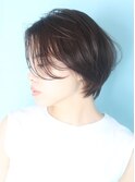 ショート・ボブ/白髪ぼかし/ハイライト/絶壁解消/30代/40代/50代