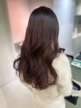 アール 横浜(R) 【MAKI】ピンクブラウン/艶髪/トーンアップカラー/