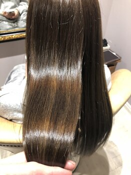 ヘアーアンドリゾート 縁(Hair&Resort En.)の写真/状態を見極め、髪質に合わせたケアをご提案！他店では体感できない、今までにないツヤ髪へ【完全個室空間】