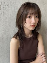 バロンフェム(baLon.fem)&nbsp;【stylist田島】透明感/ブリーチなし/オリーブベージュ