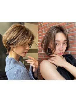 白髪ぼかしハイライト・明るさを楽しむ白髪染めをご提案♪艶・透明感・立体感UPでオシャレな上質カラーに♪