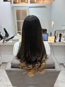 エント エクラート 川越東口店(ento.ECLART) 艶髪ロングカールスタイル
