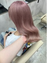 ワンラヴェストヘアオルシェット 長野駅(One Lovest Hair olchette) ピンクベージュ髪質改善トリートメント