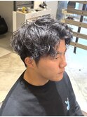 MEN’S HAIR/波巻ツイストスパイラル/フェザーパーマ/北堀江O