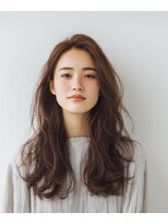 フィナーレ ベッロ(Finale Bello)&nbsp;韓国風レイヤー巻き髪ロング/チョコレートブラウン/20代30代40代