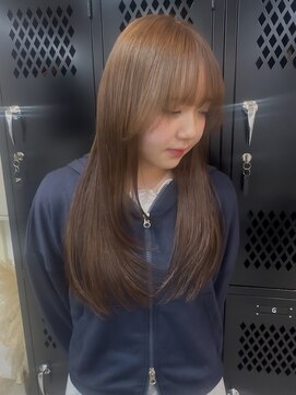 イエナ 渋谷(IENA) ヒナエンドカラー小顔に見せるヘアクラゲヘアー