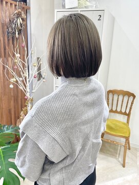 ワンブリーチ×グレージュ