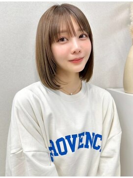サンドパールス 仙台店(sand PALCE) 髪質改善/大人ガーリー/似合わせカット/ショートボブ前髪/仙台