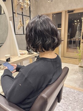 トマト(TOMTO) 【RYOHEI】大人ボブ_ニュアンスパーマ_20代30代40代