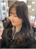 オリーブベージュ/外苑前/透明感カラー
