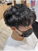 【シャドウパーマ】波巻ツイストスパイラル/フェザーパーマ/横浜