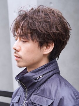 フィフスパーク(fifth PARK) 渋谷メンズパーマルーズパーマシャドウパーマッシュウルフゆるめ