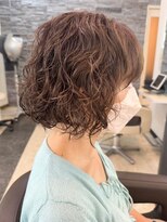 ガーデン 西川田店(garden)&nbsp;宇都宮ショートボブデジタルパーマ白髪ぼかしハイライト白髪染め