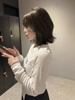 モク 神楽坂(mok)&nbsp;盛れるボブヘア♪上品な海外ボブとオリーブベージュ