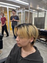 ルースト 南堀江店(ROOST) 刈り上げセンターパート/波巻きツイストスパイラル/南堀江