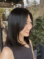 リールヘアー 久留米店(rire hair) 20代30代40代50代60代暗髪アッシュグレー艶レイヤー韓国ガーリー