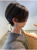 深み艶ショコラの大人上質ハンサムショート/小顔ショートヘア