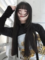 ニコフクオカヘアーメイク(NIKO Fukuoka Hair Make)&nbsp;[NIKO]レイヤーカット/顔周りレイヤー/姫カット/黒髪/黒髪ロング