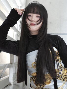 ニコフクオカヘアーメイク(NIKO Fukuoka Hair Make) [NIKO]レイヤーカット/顔周りレイヤー/姫カット/黒髪/黒髪ロング