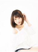 サラッとまとまるストレートボブ
