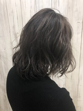 ヘア ドレス リッケ(hair dress lykke) 【lykke】ヘルシーロブ×Ash greige