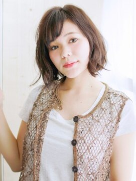 ナル 白山神社参道通り店(nalu) ゆるバルーンボブスタイル