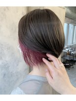 ヘアスタジオニコ(hair studio nico...) インナーカラー ピンク