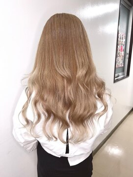 ブランシスヘアー(Bulansis Hair) #ミルクティーベージュ #プルエクステ