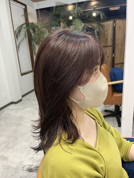 ヘアーサロン ヴィアルス 松原店(hair salon VIARS) ピンクブラウンカラー