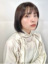 ノースイースト 荻窪店(north east)&nbsp;ボブ/ラベンダーアッシュ/重めボブ/シースルーバング