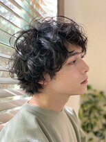 【キューメンズヘア】冬のほっこりマッシュ×ミルクウェーブ