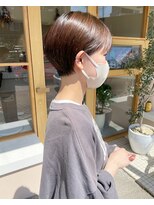 モカヘアー(mocha hair)&nbsp;ショートボブ/耳掛け/ショート/マッシュ/ベージュ