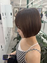 エイト 川崎店(EIGHT)&nbsp;【川崎駅】ショートボブナチュラルベージュカラーブリーチ無し