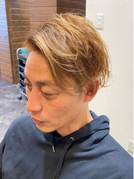 ヘアーズロー(hair's LOWE) 【 hair's LOWE 】サイドアップバング/ハイトーン/ツーブロック