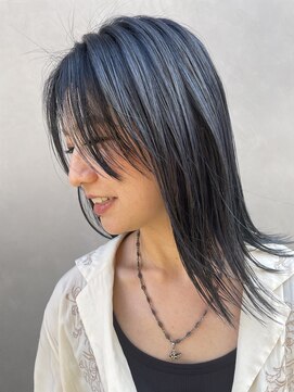 ジャコ ヘアー(jako HAIR) 【jako/自由が丘】ハイライト/白髪ぼかし/ディープネイビー