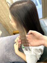 リベストバイジェービー 稲毛(li best. byjb)&nbsp;ピンクベージュ/インナーグレージュ/マチルダボブ/前髪【稲毛】