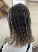 バレイヤージュミディアム