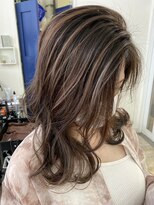 ラゴム 池袋(LAGOM)&nbsp;切りっぱなしボブ/美髪/ピンクブラウン[池袋/髪質改善]