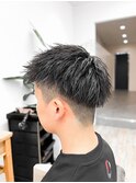【メンズ★大名】アップバング×ツーブロック×刈り上げ×眉毛