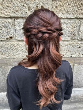 ヘアースペース ミツオ(hair space MITSUO) ＃ハーフアップ＃洋装スタイル#大人ヘアセット