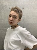 ベリーショートとアッシュベージュ