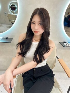 エヌ 大阪梅田店(enu) 【大阪梅田】顔周りレイヤー×韓国風くびれ巻き