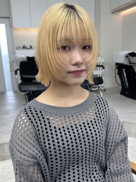 ビューナゴヤ 名駅(VIEW NAGOYA) 前髪カタログ/イメチェンスタイル／ウェーブパーマ/こなれミディ