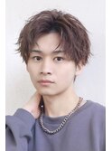 緩めツイストスパイラルショートセンターパート