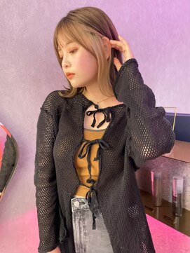 ロンドルピナス 小倉(Lond Lupinus) ブルーブラック/ワイドバング/美髪のススメ/外ハネボブ/北九州