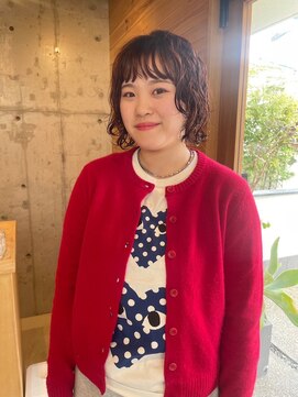 カフネ ジュントス ヨロ(Cafune' juntos YOLO) ボブ×パーマ