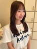 前髪ストレート[縮毛矯正]+カット+マイクロバブル　￥15300